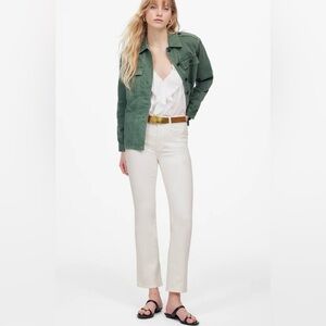 Madewell Mid-Rise Kick Out Ankle Jeans